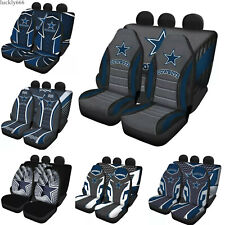 Dallas Cowboy Car Seat Cover Set Front Rear 5 Seater Universal Cushion Protector
