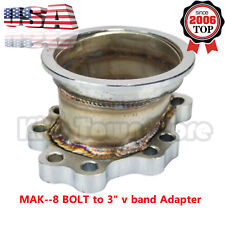 8 Bolt To 3 V Band Adapter Gt25 Gt28 T25 T28 Dump Flange Conversion Kit