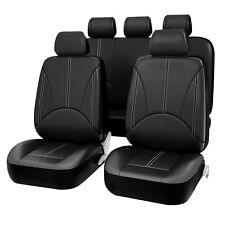For Honda Auto Car Seat Cover Full Set Leather 5-seats Front Rear Protector Pad