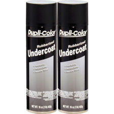 Duplicolor Uc101 2-pack Paintable Rubberized Undercoating Black 16oz Aerosol