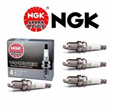 4 X Ngk V-power Resistor Oem Power Performance Spark Plugs Bkr5e 7938