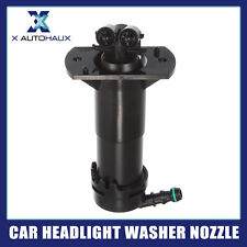 Front Left Headlight Washer Nozzle Sprayer Jet For Audi Q7 2011-2015 Black