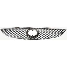 Grille For 2005-2006 Toyota Camry Chrome Shell W Gray Insert Plastic