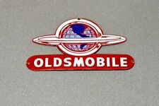 Vintage Rare 14 Oldsmobile Earth Porcelain Sign Car Gas Truck Gasoline Oil