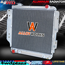 3 Row Aluminum Radiator For 1987-2006 Jeep Wrangler Yjtj 2.4l L4 2.5l 4.0l L6