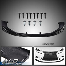 Fit For 14-16 Lexus Is250 Is350 Is300 F-sport Front Bumper Lip Carbon Look