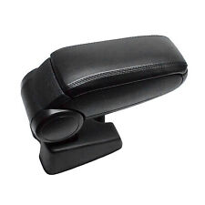 Black Center Console Armrest For Skoda Roomster 2007-2015 Plastic Pu Leather 1pc