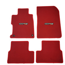 For 12-13 Honda Civic 2dr Floor Mat Carpets Red Nylon W Mugen 4pc Set