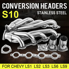 Set Swap S10 Conversion Headers For Chevy Ls1 Ls2 Ls3 Ls6 Ls9 Ls Engines 5.3 6.0