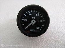 Smith Black Oil Pressure Gauge 0-100 Psi Black Bezel Replica Mechanical 52 Mm
