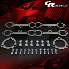 Exhaust Header Gasket Complete Set For 78-91 Chevy Sbc Small Block V8 Engine