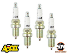 Accel 0414s-4 Hp Copper Shorty Spark Plug Set - 14mm Thread .750 Reach