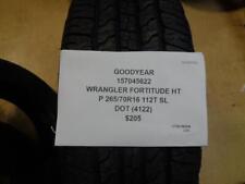 1 Goodyear Wrangler Fortitude Ht P 265 70 16 112t Sl Tire 157045622 Bq1