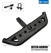Tyger Hitch Armor Step Bumper Guard Textured Black Fits On 2 Inch Receiver