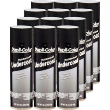 Duplicolor Uc101 12-pack Paintable Rubberized Undercoating Black 16 Oz