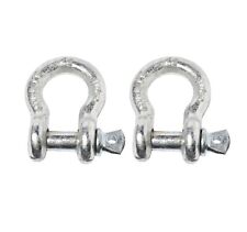 2x 38 Bow Shackle D-ring W Clevis Screw Pin Anchor Wll 1 Ton 2200 Lbs Capacity