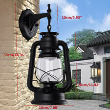 Vintage Antique Rustic Wall Lantern Lamp Retro Sconce Outdoor E27 Light Fixture