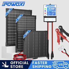 Powoxi 20w Solar Panel Kit 12v Solar Battery Charger With Corner Protectors