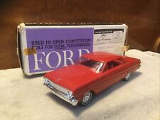1964 Red Ford Falcon Sprint Hardtop Dealer Promo Model Car Woriginal Box