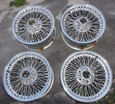 Jaguar Wire Wheels Off A 1993 Xjs. Will Fit Others Set Of Four Super Clean