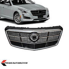 Fits Cadillac Cts 2014-2019 Front Upper Grille Nickle Pearl Chrome Free Ship