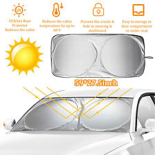 Foldable Car Front Rear Window Windshield Sun Shade Shield Cover Visor Uv Block