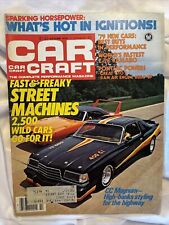 Car Craft 1978 Oct Vega Z-28 Camaro Gto Racing Hot Rod Drag Racing Vintage Ads