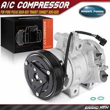 Ac Compressor W Clutch For Ford Focus 2008-2011 Transit Connect 2010-2013 2.0l