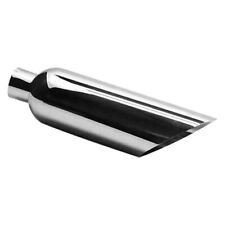 Exhaust Chrome Tip By Jones Exhaust - Non Rolled Edge Angle Cut Jac618-212