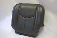 2003 2006 Silverado Driver Bottom Oem Replacement Leather Seat Cover Dark-gray