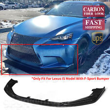 Fit For Lexus Is250 Is350 Is300 F-sport 14-2016 Carbon Front Bumper Lip Splitter