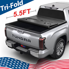 Frp Hard Tri-fold Bed Cover Tonneau Cover Truck Bed For 2022-2024 Tundra 5.5ft