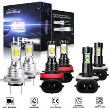 For Hyundai Elantra 2013-2018 Combo 6x Led Headlight Hi Lo Beam Fog Light Bulbs