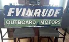 Large Evinrude Outboard Motors Dealership Sign