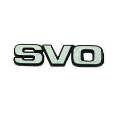 Ford Mustang Svo Side Fender Or Rear Trunk Replacement Emblem In Chrome Black