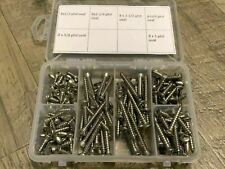 150 Pcs 8 Phillips Oval Stainless Steel Trim Screw Assortment Fits Dodge