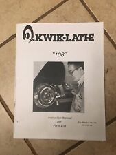 Snap On Kwik-way On The Car Brake Lathe Instructions Manual
