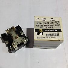 8501c08v04 Square D General Purpose Power Relay 30 Amp 300 Vac New In Box
