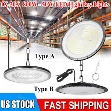 20 Pack 800w Ufo Led High Bay Light Factory Warehouse Commercial Led Shop Lights