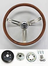 69-94 Chevelle Camaro El Camino Nova 15 Stained Wood Steering Wheel Ss Center