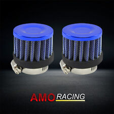 2pcs 25mm Cold Air Intake Filter Turbo Vent Crankcase Car Breather Valve Cover