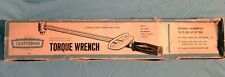 Vintage Craftsman Beam Type Torque Wrench 44641 Wbx Torque Chart