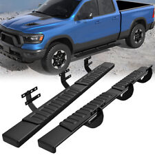 6 Running Boards Steps Side Bar Pair For 19-23 Dodge Ram 1500 Quad Cab New Body