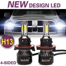 H13 Led Headlight Bulbs For Dodge Ram 1500 2500 3500 2006-2012 High Low Beam Kit