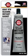 Pro Seal 3 Oz. Gray Rtv Silicone Instant Gasket 79006 Proseal Free Shipping