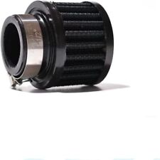 1pc 25mm Air Intake Filter Black Air Intake Cone Adjustable Clamp For Car