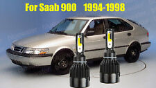 Led For Saab 900 1994-1998 Headlight Kit H49003 White Cree Bulbs Hilow Beam