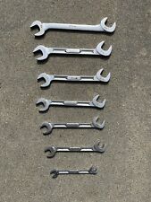 Lot Of 7 Snap-on 38-78 4-way Angle Open-end Wrench Set