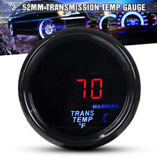 2 52mm Digital Led Transmission Trans Temperature Gauge Meter Black Bezel