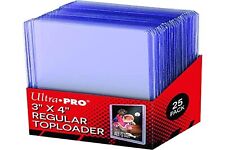 Ultra Pro 25 3 X 4 Top Loader Card Holder For Baseball Football Basketball Ho